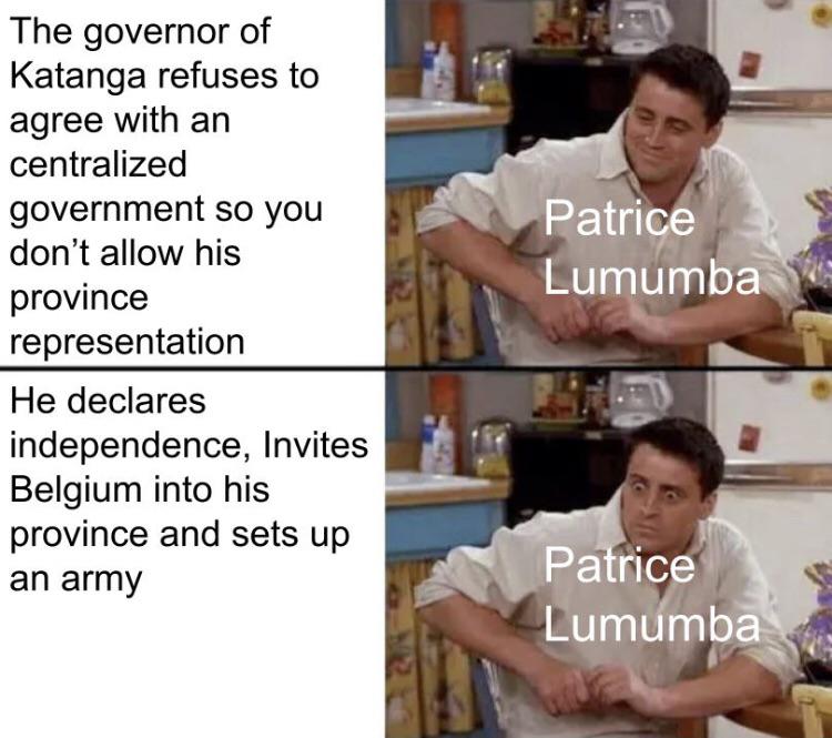 Patrice Lumumba was really screwed over